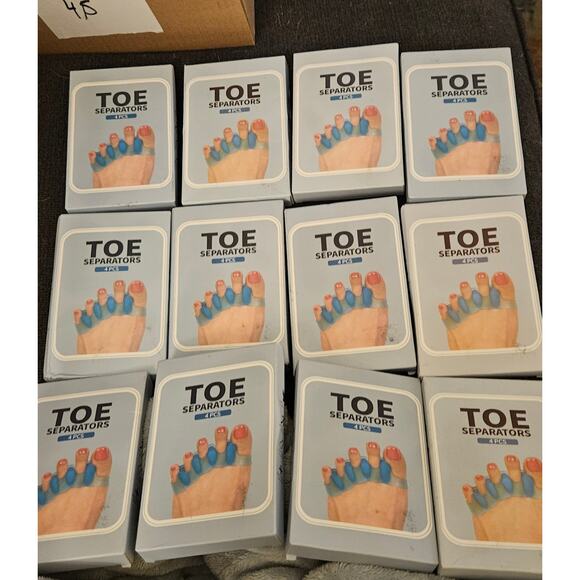 Pcs Gel Toe Spacers for Women,Correct Hammer Toe Bunion Corrector - Picture 3 of 3